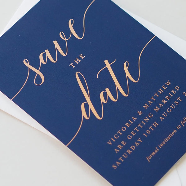 Ida foil save the date card - Project Pretty