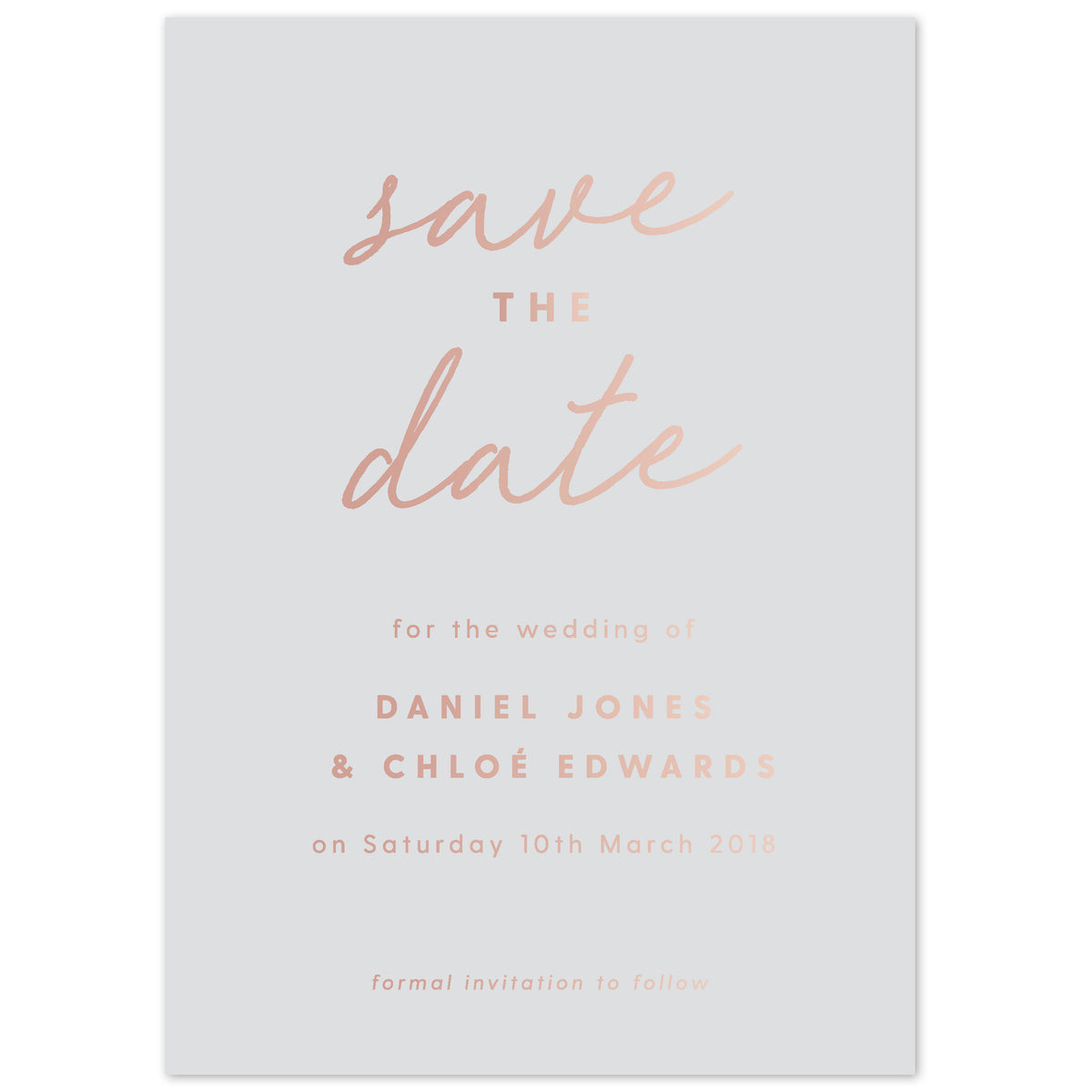 Shop Foil save the date cards at Project Pretty | Project Pretty