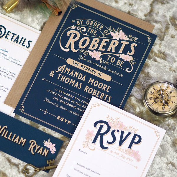 Lizzie RSVP card - Project Pretty