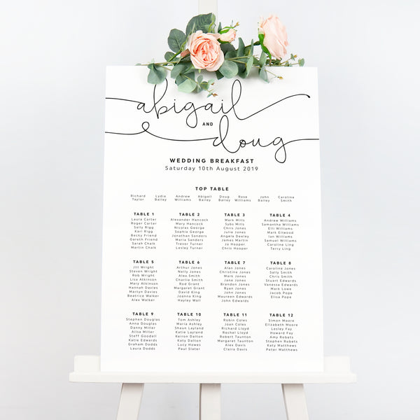 Kate Table Plan - Project Pretty