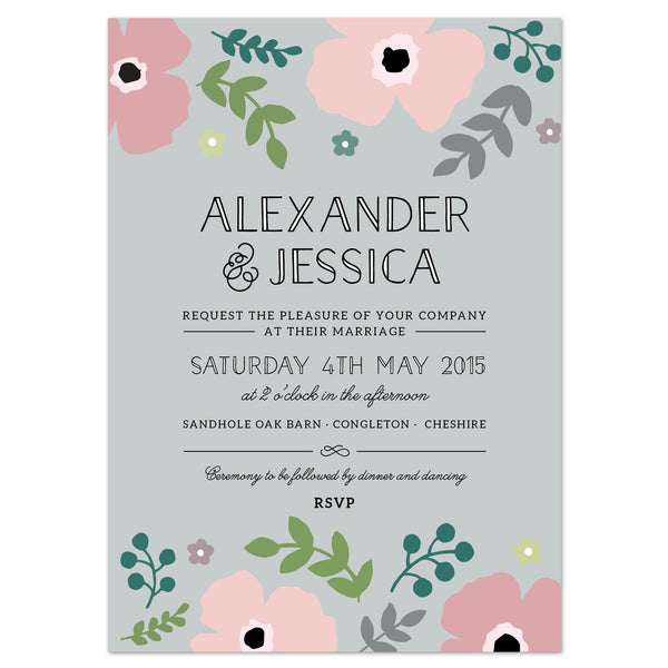 Poppy Wedding Invitation - Project Pretty