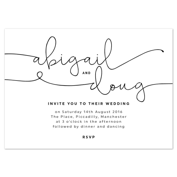 Kate Wedding Invitation - Project Pretty